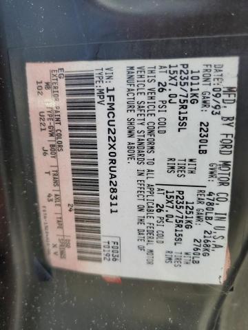 Photo 10 from auction – 1994 FORD EXPLORER with VIN 1FMCU22X0RUA28311