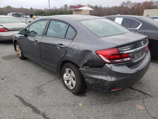 Photo 3 from auction – 2013 HONDA CIVIC LX with VIN 2HGFB2F50DH572255