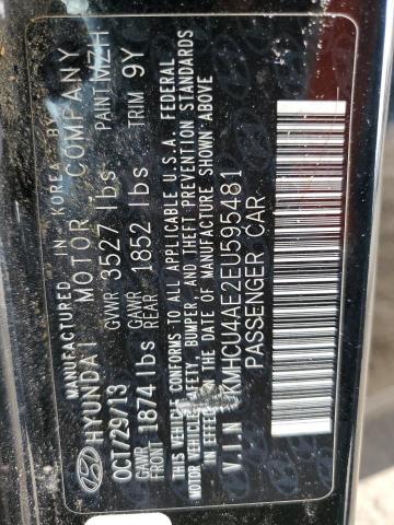 Photo 10 from auction – 2014 HYUNDAI ACCENT GLS with VIN KMHCU4AE2EU595481