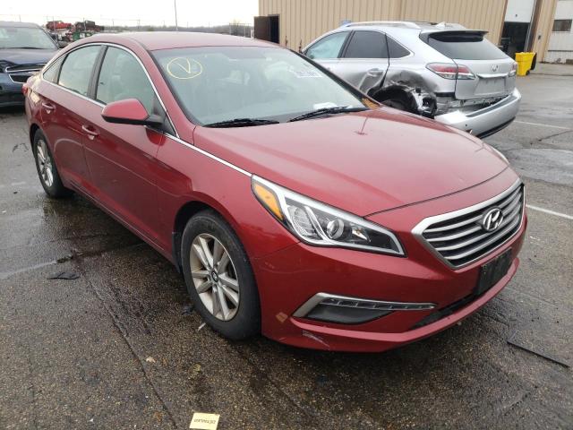 HYUNDAI SONATA SE 2015 with VIN 5NPE24AF3FH225714 - Photo from auction