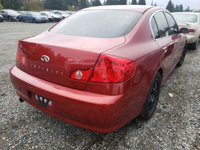 Photo 4 from auction – 2006 INFINITI G35 with VIN JNKCV51E86M504253