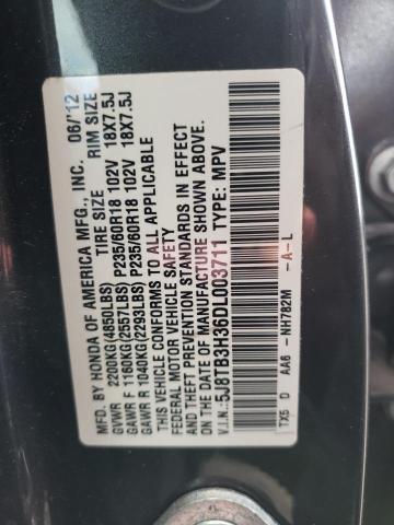 Photo 10 from auction – 2013 ACURA RDX with VIN 5J8TB3H36DL003711