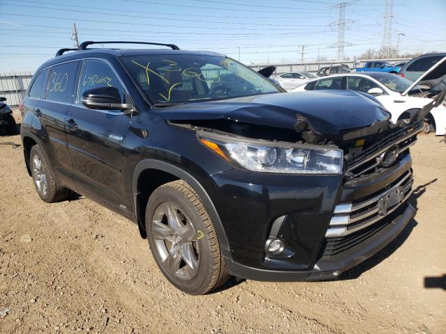TOYOTA HIGHLANDER 2019 with VIN 5TDDGRFHXKS068224 - Photo from auction
