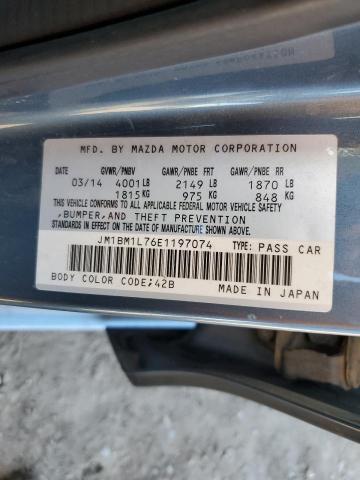 Photo 10 from auction – 2014 MAZDA 3 TOURING with VIN JM1BM1L76E1197074