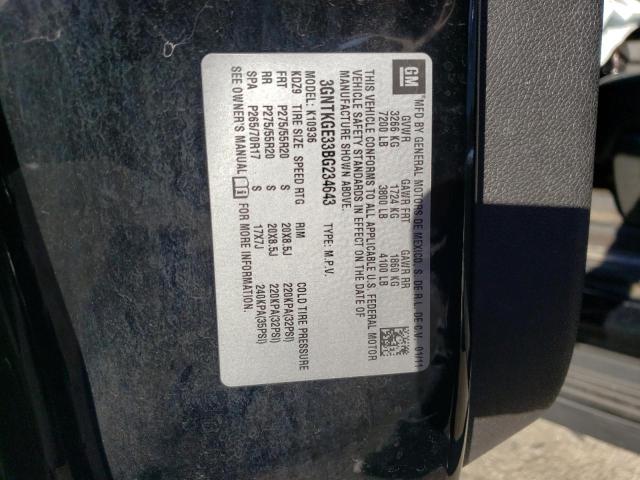 Photo 10 from auction – 2011 CHEVROLET AVALANCHE with VIN 3GNTKGE33BG234643