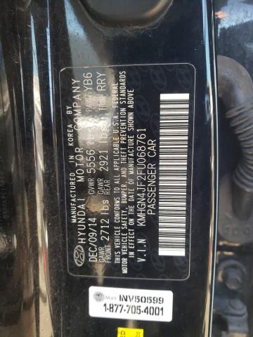 Photo 10 from auction – 2015 HYUNDAI GENESIS 5. with VIN KMHGN4JF2FU068761