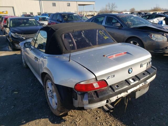 Photo 3 from auction – 2001 BMW Z3 2.5 with VIN WBACN33401LM01012