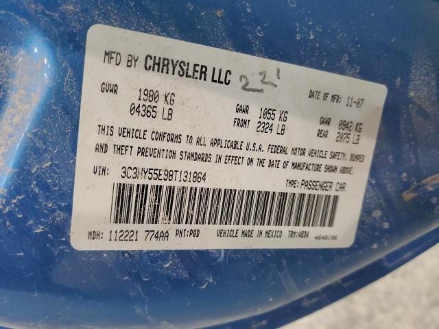 Photo 10 from auction – 2008 CHRYSLER PT CRUISER with VIN 3C3HY55E98T131864