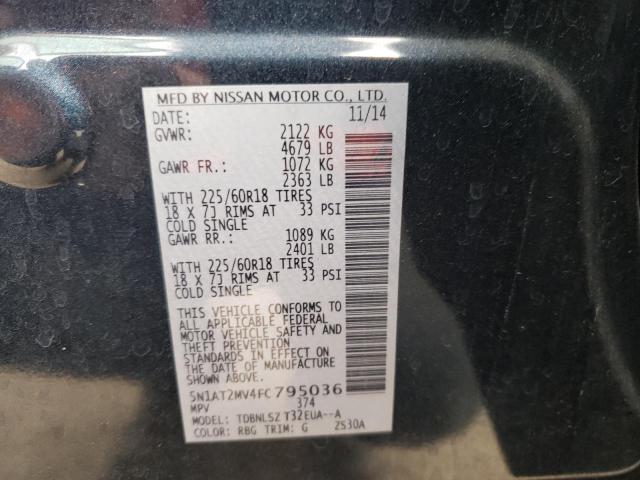 Photo 10 from auction – 2015 NISSAN ROGUE S with VIN 5N1AT2MV4FC795036