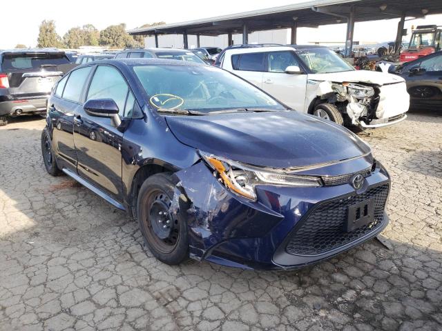 TOYOTA COROLLA LE 2021 with VIN 5YFEPMAE9MP254188 - Photo from auction