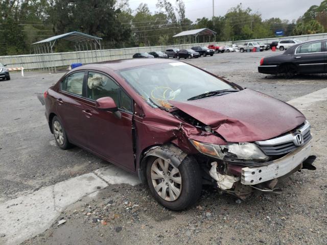HONDA CIVIC LX 2012 with VIN 19XFB2F58CE080727 - Photo from auction