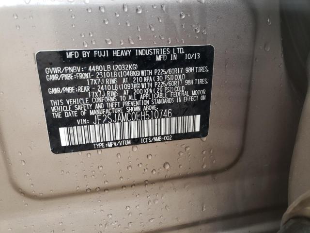 Photo 10 from auction – 2014 SUBARU FORESTER 2 with VIN JF2SJAMC0EH510746