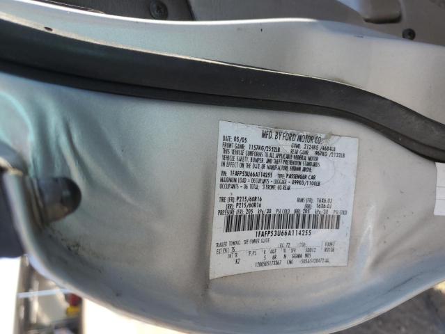 Foto 10 de la subasta – 2006 FORD TAURUS SE con VIN 1FAFP53U66A114255