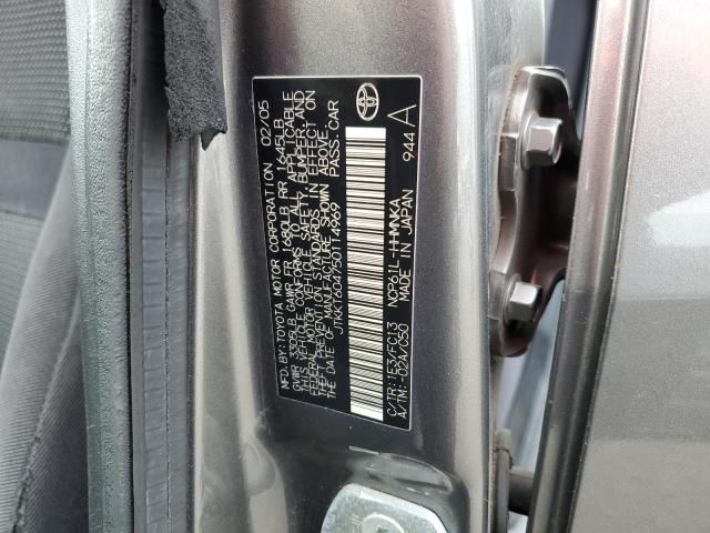 Photo 10 from auction – 2005 TOYOTA SCION XA with VIN JTKKT604750114969