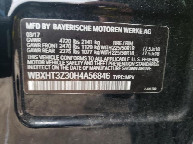 Photo 10 from auction – 2017 BMW X1 XDRIVE2 with VIN WBXHT3Z30H4A56846
