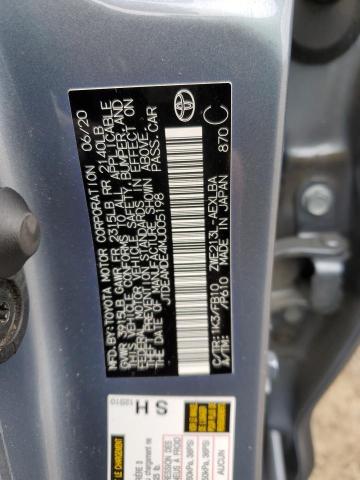 Photo 10 from auction – 2021 TOYOTA COROLLA LE with VIN JTDEAMDE4MJ005198