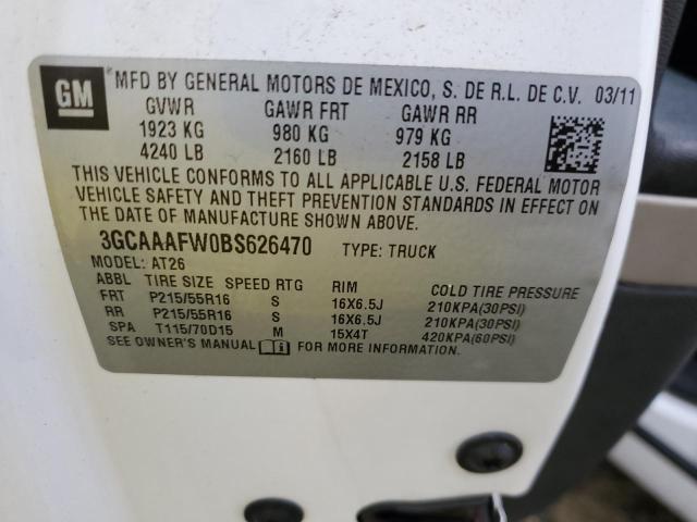 Photo 10 from auction – 2011 CHEVROLET HHR PANEL with VIN 3GCAAAFW0BS626470