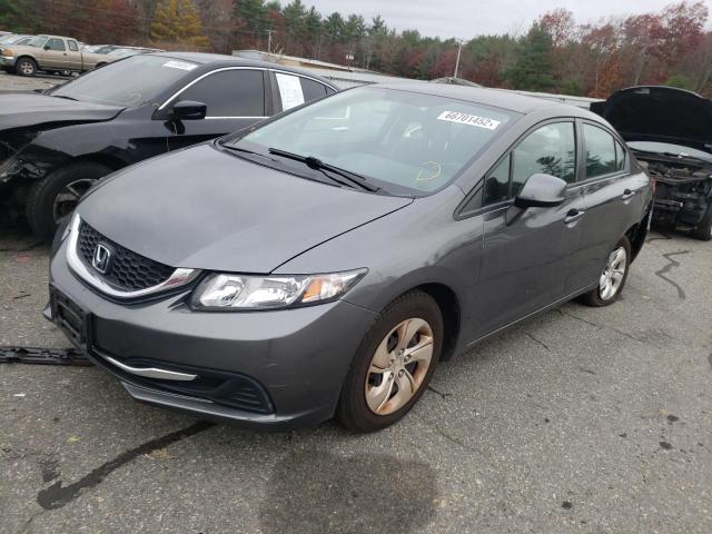 Photo 2 from auction – 2013 HONDA CIVIC LX with VIN 2HGFB2F50DH572255