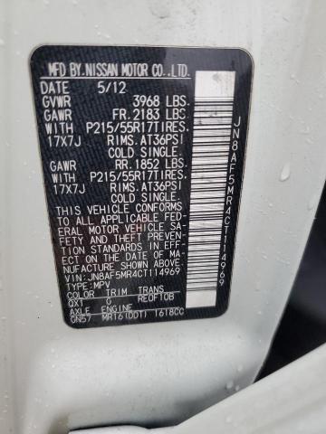 Photo 10 from auction – 2012 NISSAN JUKE S with VIN JN8AF5MR4CT114969