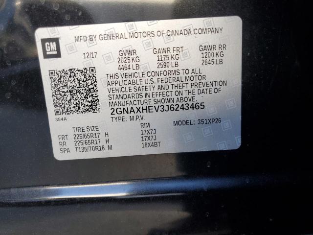 Photo 10 from auction – 2018 CHEVROLET EQUINOX LS with VIN 2GNAXHEV3J6243465