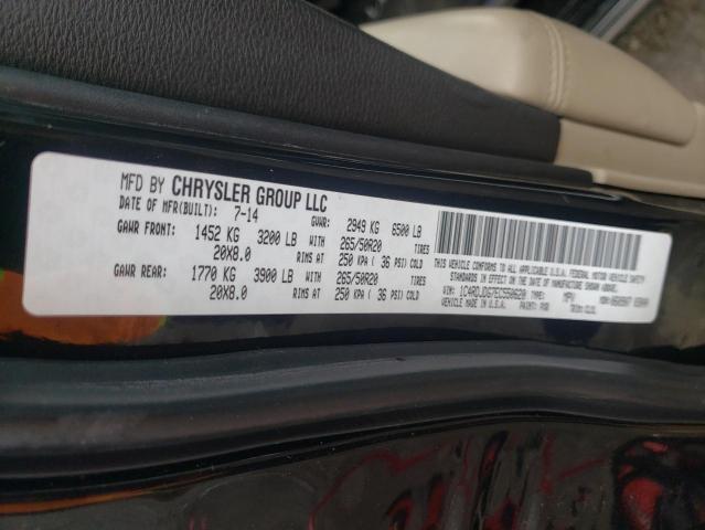 Photo 10 from auction – 2014 DODGE DURANGO LI with VIN 1C4RDJDG7EC550620