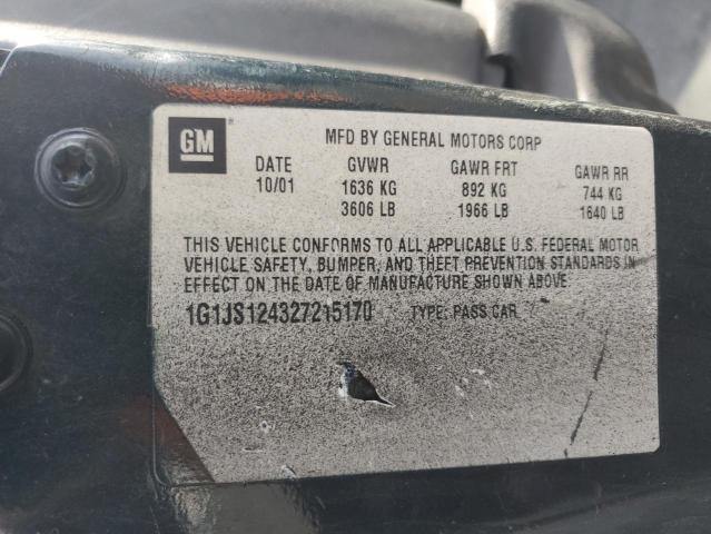 Photo 10 from auction – 2002 PONTIAC SUNFIRE SE with VIN 1G2JB124927327399