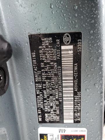 Photo 10 from auction – 2011 TOYOTA CAMRY BASE with VIN 4T1BF3EK3BU646529