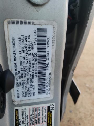 Photo 10 from auction – 2005 TOYOTA COROLLA CE with VIN 1NXBR32E65Z408829