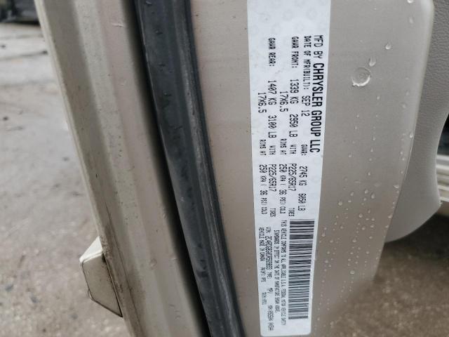 Photo 10 from auction – 2013 DODGE GRAND CARA with VIN 2C4RDGBG0DR569893