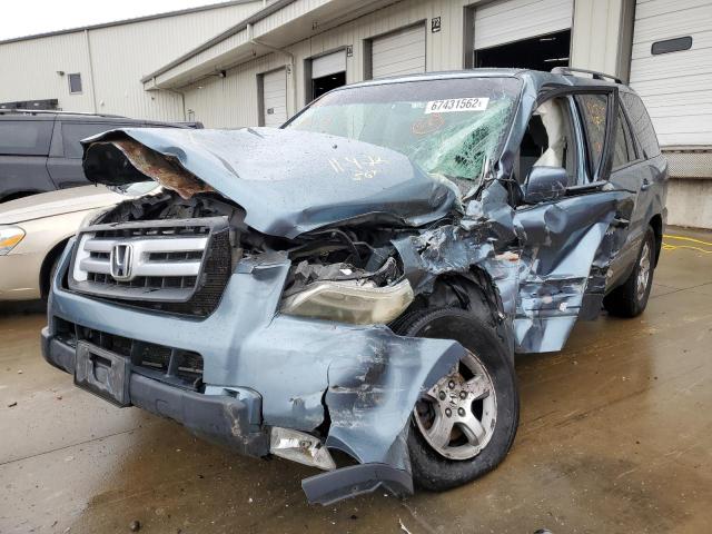Photo 2 from auction – 2006 HONDA PILOT EX with VIN 2HKYF18456H564544