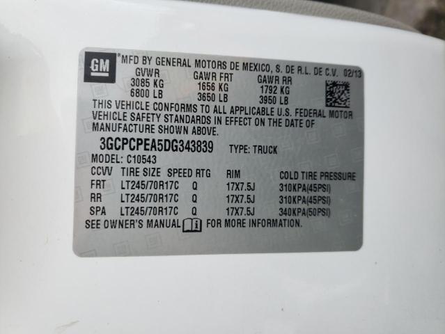 Photo 10 from auction – 2013 CHEVROLET SILVERADO with VIN 3GCPCPEA5DG343839