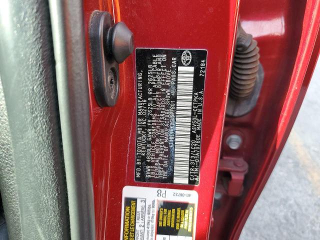 Photo 10 from auction – 2016 TOYOTA CAMRY LE with VIN 4T1BF1FK9GU577601