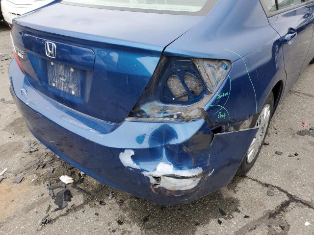 Photo 9 from auction – 2012 HONDA CIVIC LX with VIN 2HGFB2E52CH502451