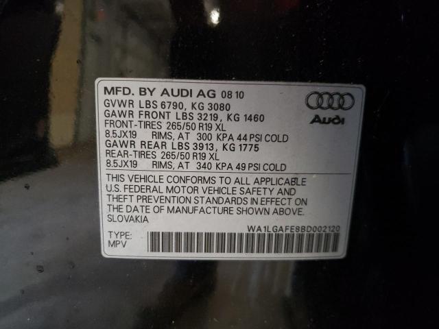 Photo 10 from auction – 2011 AUDI Q7 with VIN WA1LGAFE8BD002120