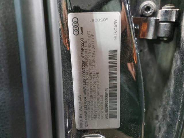 Photo 10 from auction – 2016 AUDI A3 PREMIUM with VIN WAUB8GFF3G1068445