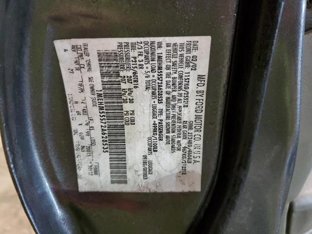 Photo 10 from auction – 2002 MERCURY SABLE LS P with VIN 1MEHM55S72A628535