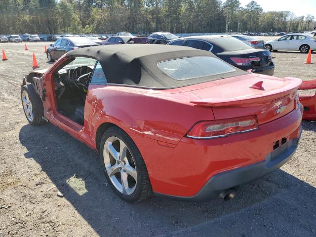 Photo 3 from auction – 2015 CHEVROLET CAMARO LT with VIN 2G1FF3D37F9216563