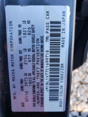 Photo 10 from auction – 2012 MAZDA 3 I with VIN JM1BL1V77C1699718