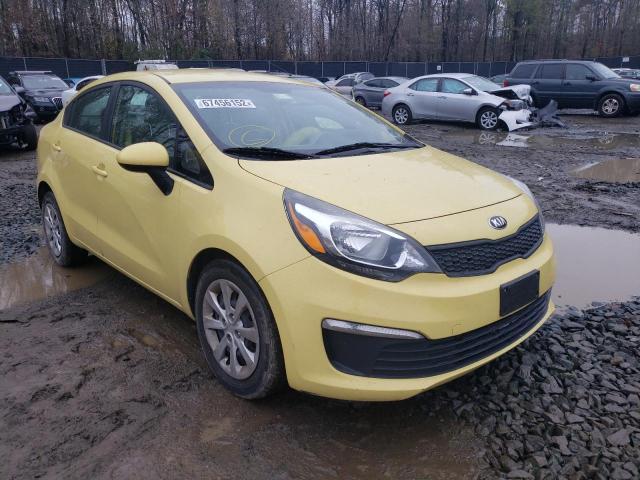 KIA RIO LX 2016 with VIN KNADM4A3XG6531474 - Photo from auction