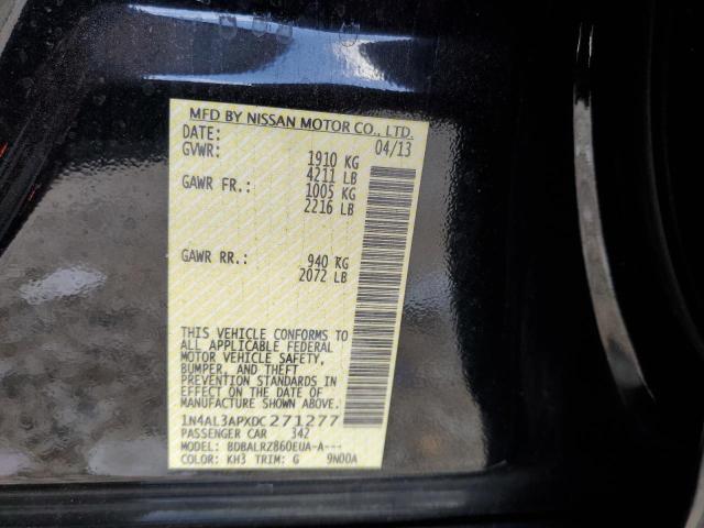 Photo 10 from auction – 2013 NISSAN ALTIMA 2.5 with VIN 1N4AL3APXDC271277