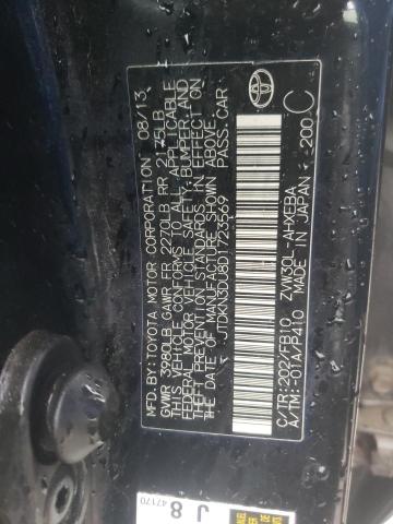 Photo 10 from auction – 2013 TOYOTA PRIUS with VIN JTDKN3DU8D1723569