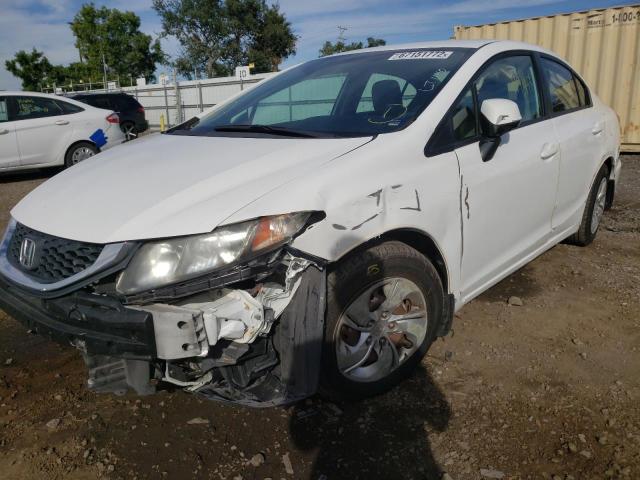 Photo 9 from auction – 2013 HONDA CIVIC LX with VIN 19XFB2F55DE208259