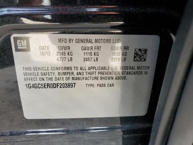 Photo 10 from auction – 2013 BUICK LACROSSE with VIN 1G4GC5ER0DF203897