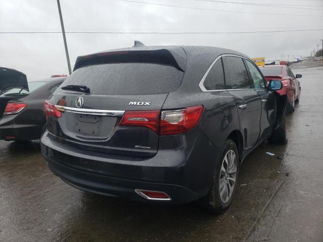 Photo 4 from auction – 2015 ACURA MDX TECHNO with VIN 5FRYD4H48FB027381