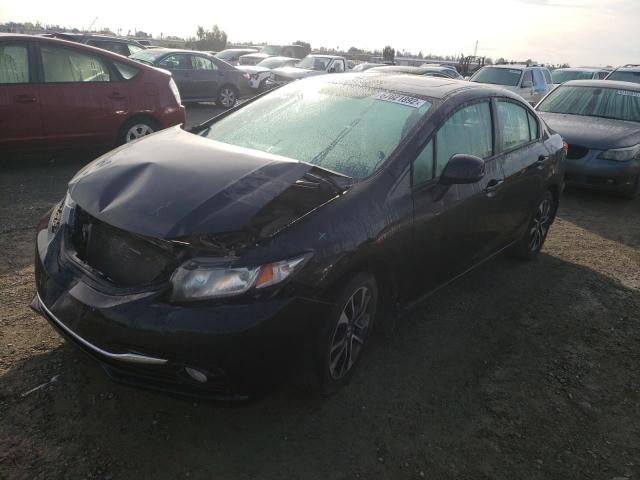 Photo 2 from auction – 2013 HONDA CIVIC EXL with VIN 19XFB2F93DE222616