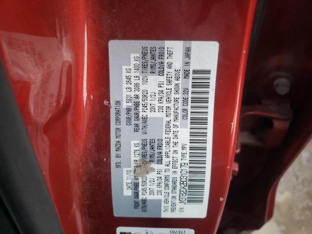 Photo 10 from auction – 2011 MAZDA CX-9 with VIN JM3TB2DA2B0310179