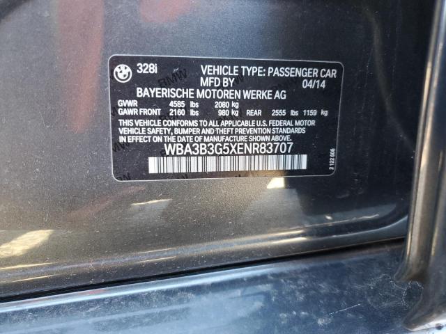 Photo 10 from auction – 2014 BMW 328 XI with VIN WBA3B3G5XENR83707