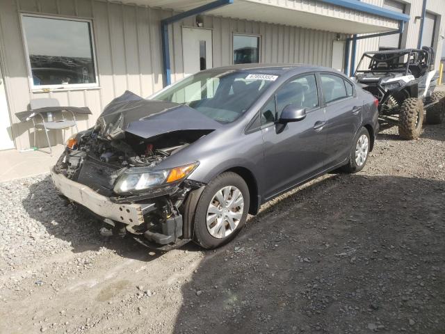 Photo 2 from auction – 2012 HONDA CIVIC LX with VIN 19XFB2F59CE087444