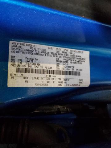 Photo 10 from auction – 2014 FORD FOCUS SE with VIN 1FADP3K20EL269639
