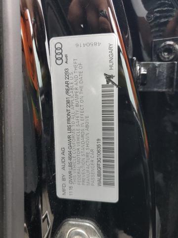 Photo 10 from auction – 2016 AUDI A3 PREMIUM with VIN WAUB8GFF3G1063519